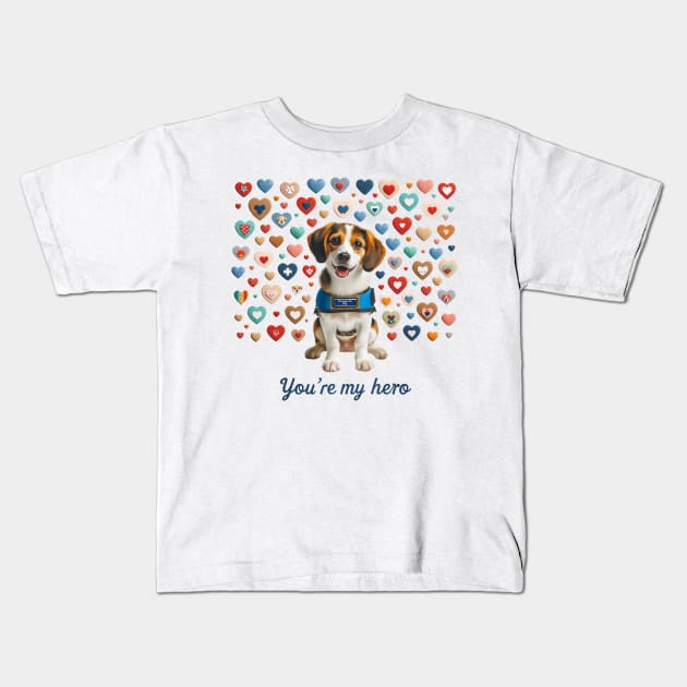 Therapy Dog of Wonder Kids T-Shirt by EternalEntity